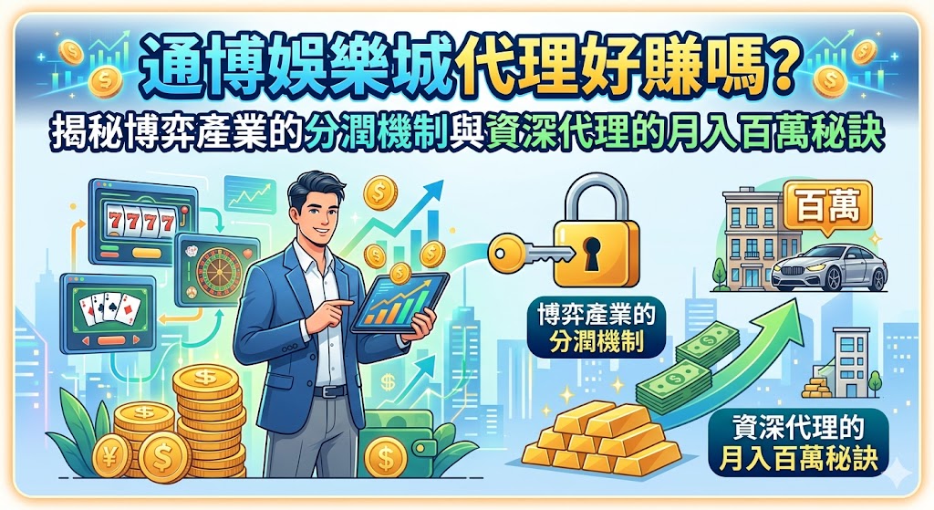 這篇文章將深入探討通博娛樂城代理的獲利真相，解析博弈產業中核心的分潤機制與經營門檻。許多人好奇代理是否真能月入百萬，其實這背後包含了階層式的退佣系統、有效會員的活躍度以及精準的流量開發策略。資深代理通常具備極強的行銷手腕與風險管理能力，透過累積長期的客源基礎來達到穩定的高額收入。我們將逐一揭露行業內的潛規則，從佔成、洗碼量到如何挑選誠信平台，全面拆解博弈代理的獲利模型與潛在挑戰，讓您在投入這項競爭激烈的產業前，能擁有最真實的市場觀點與專業的評估準則，掌握那些不為人知的成功關鍵與實戰經營祕訣。